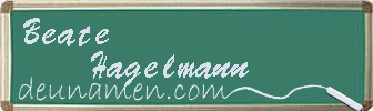 Beate Hagelmann Visitenkarte